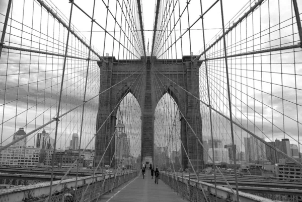 George Washington Híd Átkel Hudson Folyón New Jerseyből Bronxba New — Stock Fotó