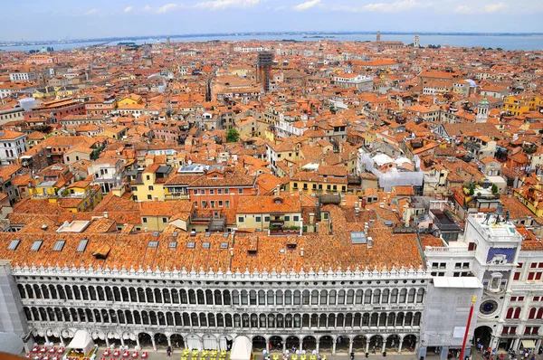 Venezia Italia Dalla Torre Campanile Piazza San Marco — Foto Stock