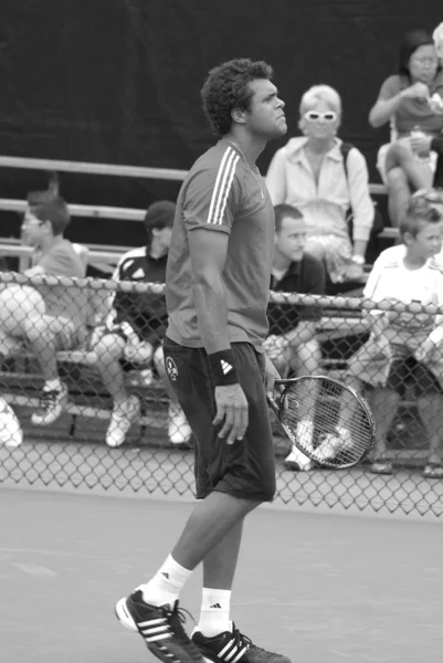 Ağustos 2011 Montreal Kanada Wilfried Tsonga Montreal Rogers Kupası Sahasında — Stok fotoğraf