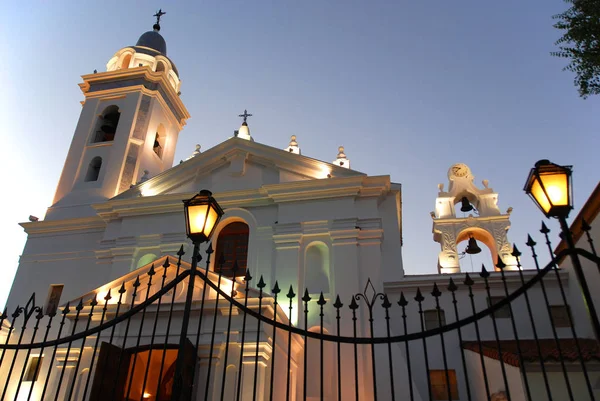 Gereja Recoleta Yang Didedikasikan Untuk Nuestra Senora Del Pilar Dengan — Stok Foto