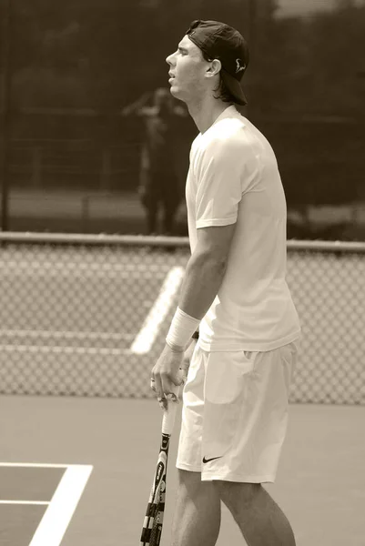 2011 Montreal Augus7 Roger Federer Court Montreal Rogers Cup August — 스톡 사진