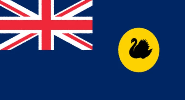 Drapeau Australie Occidentale — Photo