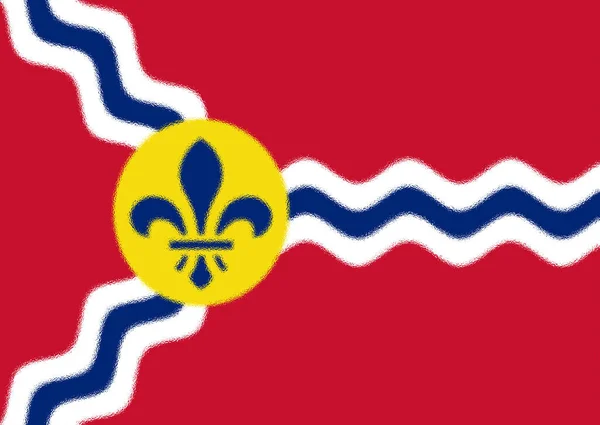 Vlag Van Louis Missouri Verenigde Staten — Stockfoto