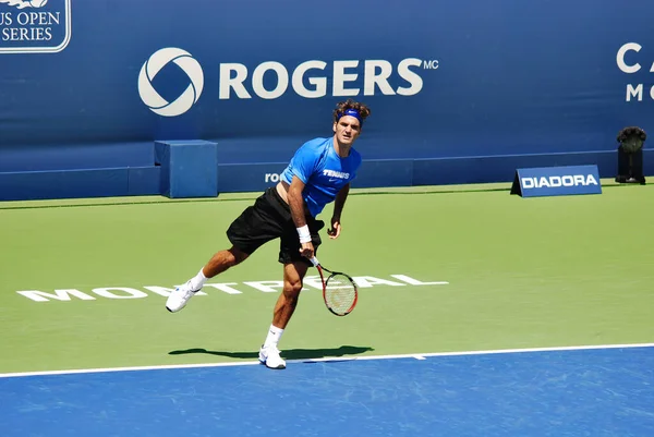 Montreal Αυγουστου Raphael Nadal Στο Γήπεδο Προπόνησης Στο Montreal Rogers — Φωτογραφία Αρχείου
