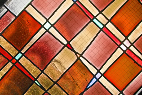 Modern Colorful Stained Glass Window — Stock Photo, Image