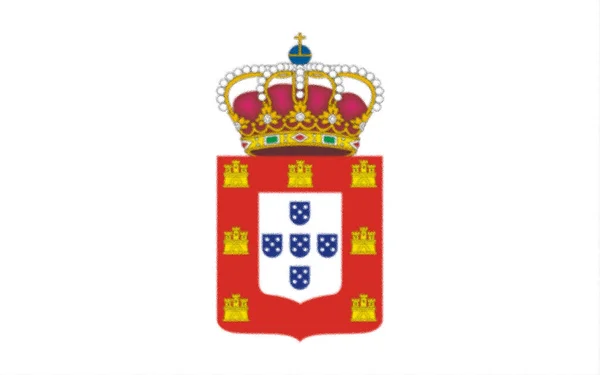 Flag King John 1707 Portugal — Stock Photo, Image