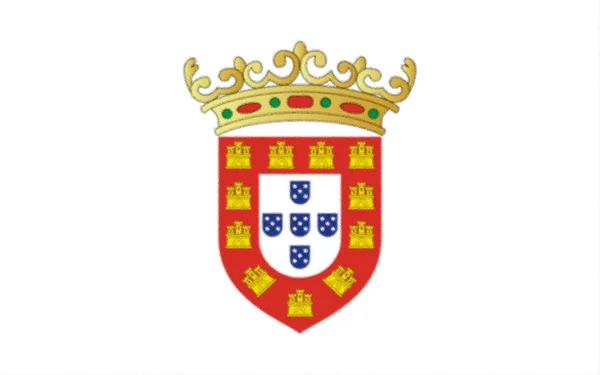 Kung Manuel Flagga 1495 Portugal — Stockfoto