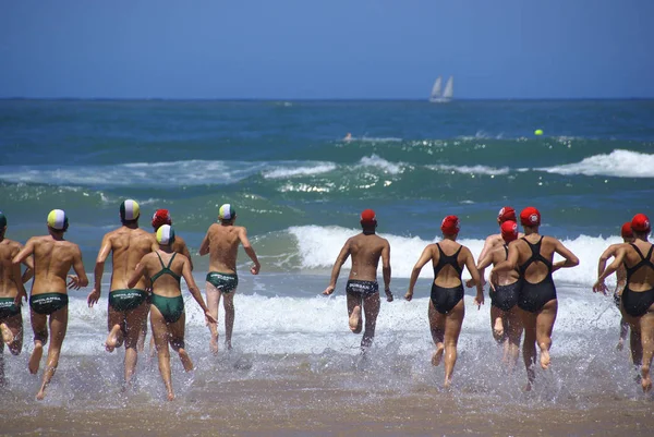 Durban Noviembre Grupo Jóvenes Evento Kwazulu Natal Lifeguard Challenge Noviembre — Foto de Stock