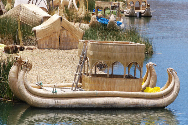 Titicaca lake reed boats and rafts, along with dugout canoes and other rafts, are among the oldest known types of boats. Often used as traditional fishing boats.   
