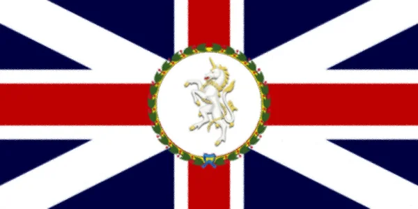 Alternatywna Unijna Flaga Jednorożca — Zdjęcie stockowe