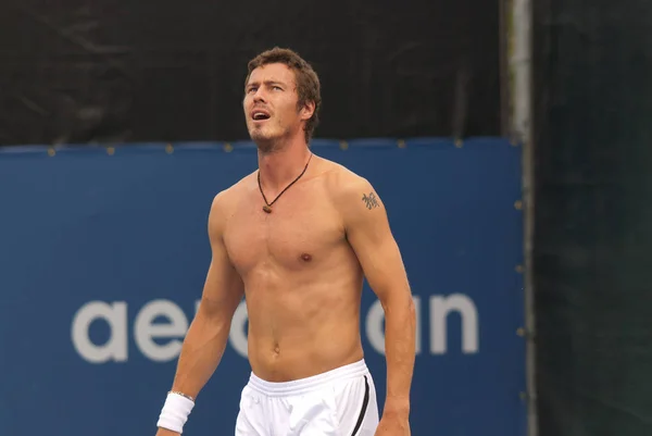 Montreal August Marat Safin Ohne Hemd Auf Dem Court Des — Stockfoto