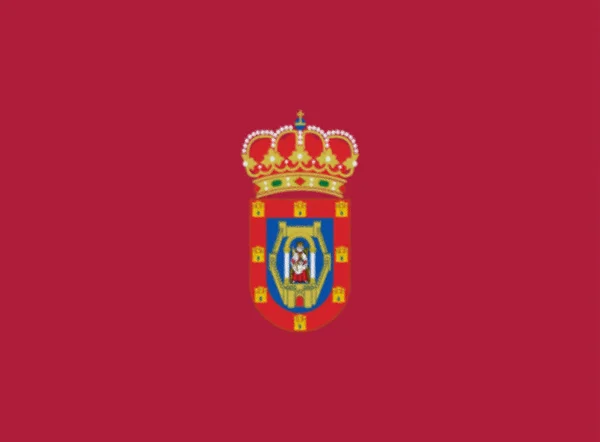 Vlag Van Ciudad Real Spanje — Stockfoto