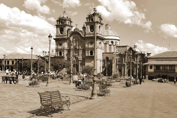 Cusco Peru Nov Iglesia Compana Jesus Jezuïetenkerk November 2008 Cusco — Stockfoto