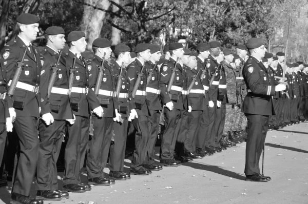 Montreal Canada November Canadians Soldiers Uniform Remembrance Day November 2011 — Stock Photo, Image