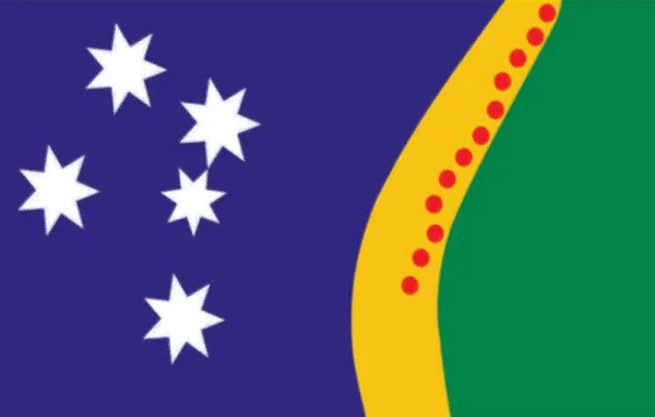 Flagga Australien Bakgrund Struktur — Stockfoto