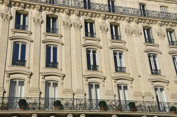 Деталі Типових Паризьких Будівель Париж Франція — стокове фото