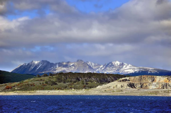 Κανάλι Beagle Αναπτύσσεται Ανάμεσα Πολλά Νησιά Στα Βόρεια Βρίσκεται Argentine — Φωτογραφία Αρχείου