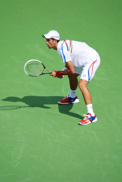 Montreal Agosto Novak Djokovic Quadra Copa Rogers Montreal Agosto 2011 — Fotografia de Stock