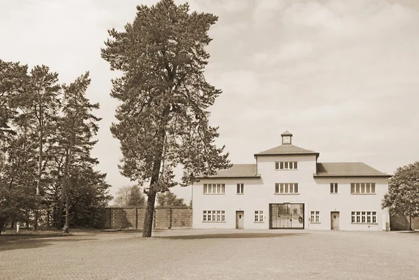 Sachsenhausen Oranienburg Deutschland Mai Eingang Des Nazi Konzentrationslagers Das Von — Stockfoto