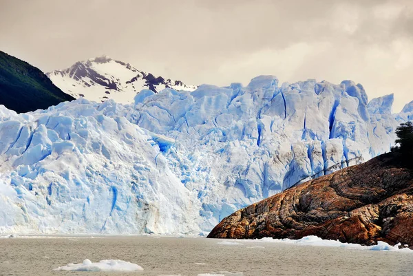 Lodowiec Perito Moreno Lodowiec Położony Parku Narodowym Los Glaciares Prowincji Zdjęcie Stockowe