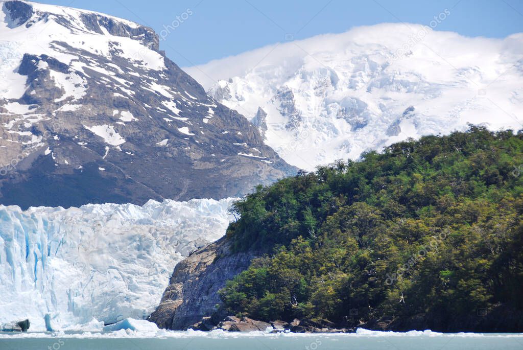 Lago Argentino is a lake in the Patagonian province of Santa Cruz, Argentina.The lake lies within the Los Glaciares National Park, in a landscape with numerous glaciers.