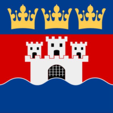 İsveç 'te Jonkoping Ülkesinin bayrağı