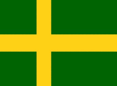 İsveç ada ilinin bayrağı Oland, İsveç