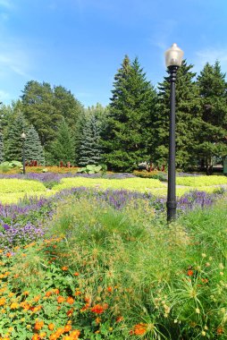 Yazın güzel bir bahçe, Quebec, Kanada