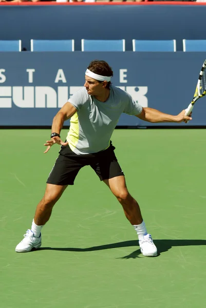 Montreal Agosto Rafael Nadal Cancha Entrenamiento Montreal Rogers Cup Agosto — Foto de Stock