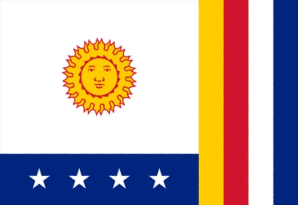 Прапор Штату Варгас Венесуели — стокове фото