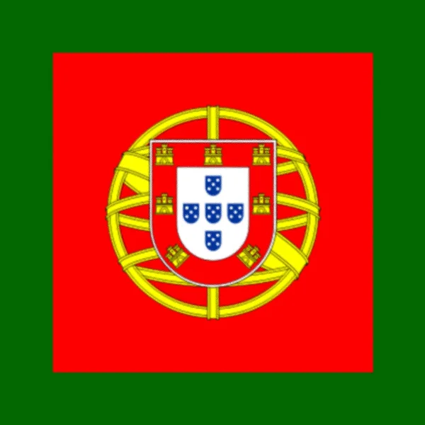 Portugiesische Flagge — Stockfoto