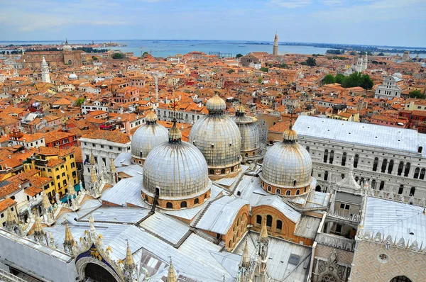 Venecia Italia Desde Plaza Campanario Torre San Marco — Foto de Stock