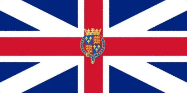 Bandeira Alternativa Union Jack Vermelho Branco Azul — Fotografia de Stock