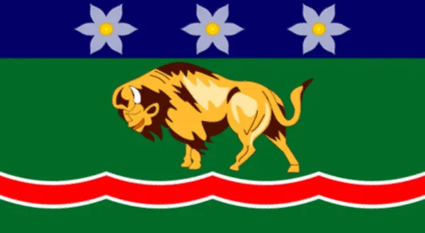 Bandeira Manitoba Canadá — Fotografia de Stock