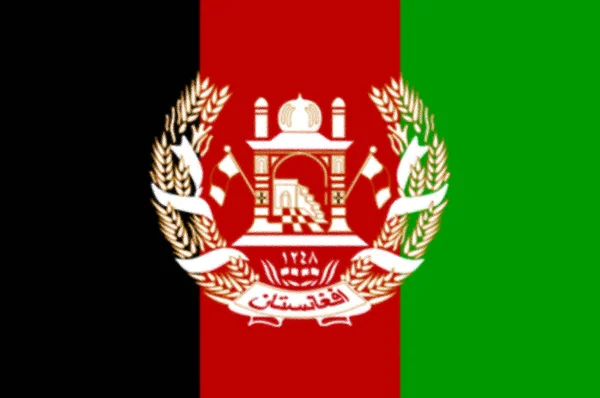 Флаг Афганистана Между 1931 1973 Годами — стоковое фото