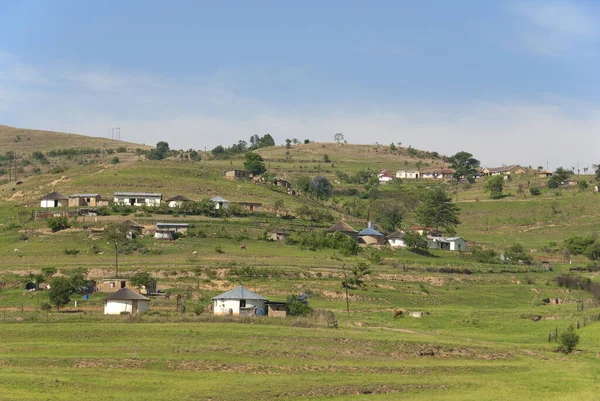 Zulululand Rural Kwazulu Era Bantustán Sudáfrica Destinado Por Gobierno Del — Foto de Stock