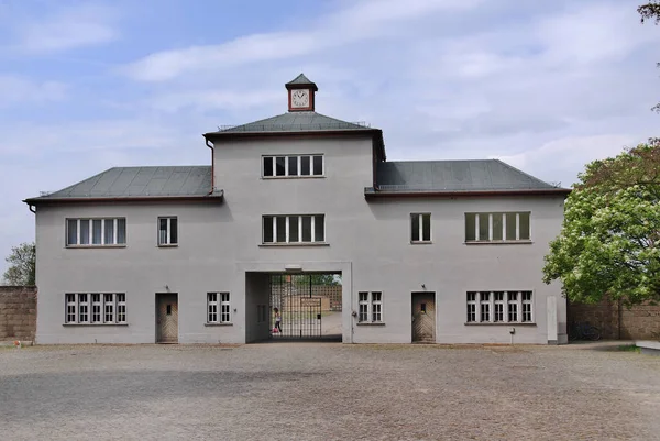 Sachsenhausen Oranienburg Germany May Entrance Nazi Concentration Camp Used Primarily — Stock Photo, Image