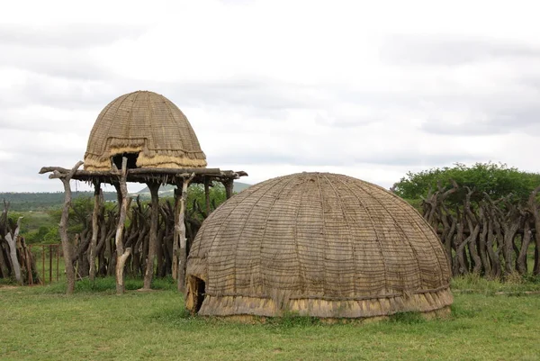 Het Landschap Van Zululand Het Platteland Kwazulu Een Bantustan Zuid — Stockfoto