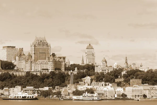 Blick Auf Das Alte Quebec Und Das Chateau Frontenac Quebec — Stockfoto