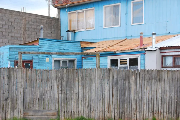 Casa Puerto Natales Una Ciudad Patagonia Chilena Puerto Natales Capital — Foto de Stock