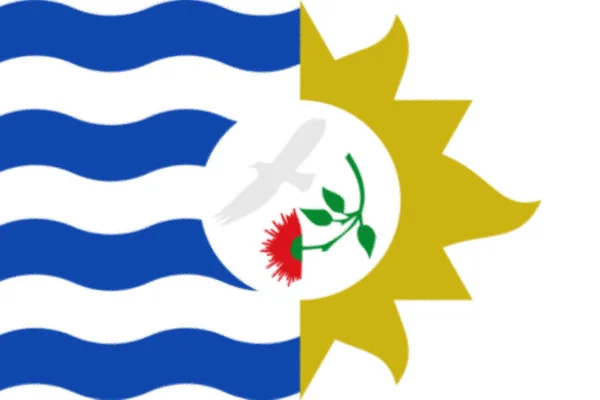 Flagge Des Departements Treinta Uruguay — Stockfoto