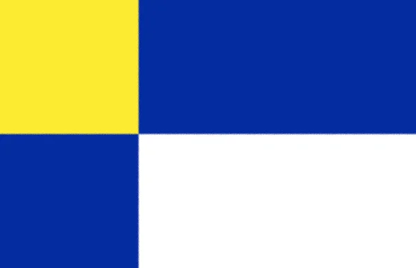 Bandiera Della Regione Bratislavsky Slovacchia — Foto Stock