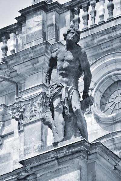 Beeldhouwkunst Het Reichstag Gebouw Berlijn Duitsland — Stockfoto