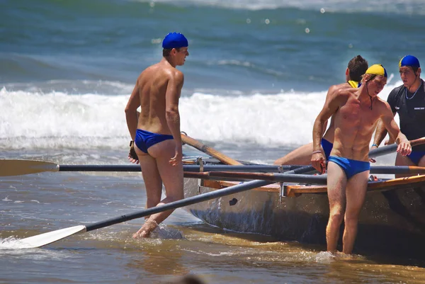 Durban Novembro Grupo Jovens Evento Kwazulu Natal Lifeguard Challenge Novembro — Fotografia de Stock