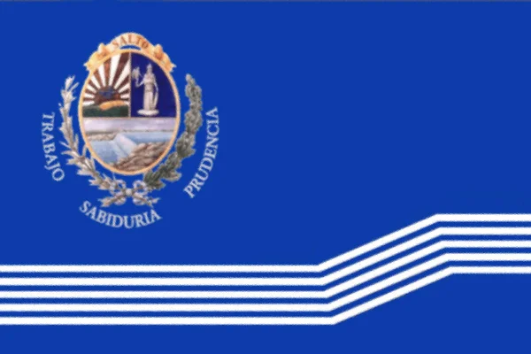 Vlag Van Het Departement Salto Uruguay — Stockfoto