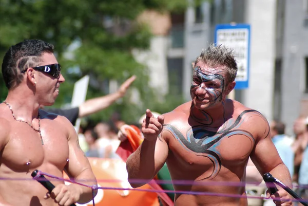 Montreal Agosto Partecipanti Community Day Montreal Pride Celebrations Festival Agosto — Foto Stock