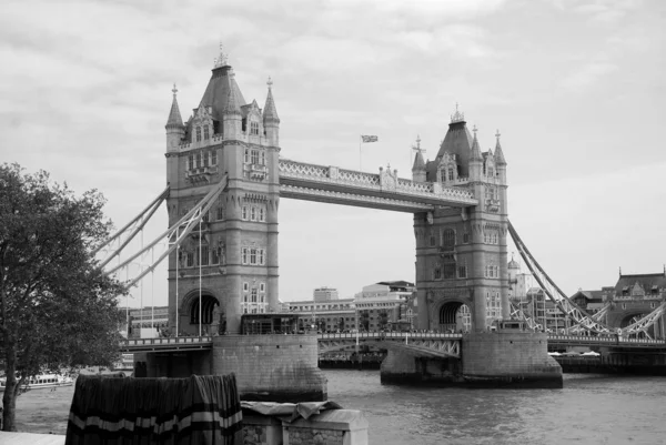 Słynny Londyński Tower Bridge Londyn Wielka Brytania — Zdjęcie stockowe