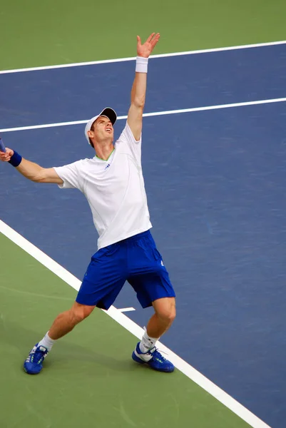 트레일 Augus7 Novak Djokovic Court Montreal Rogers Cup 2011 몬트리올 — 스톡 사진