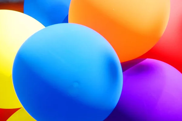 Palloncini Colorati Primo Piano Sfondo — Foto Stock