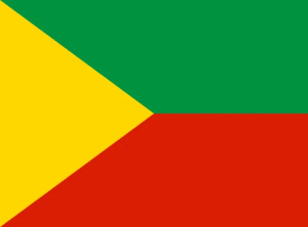 Flagge Der Oblast Bandera — Stockfoto